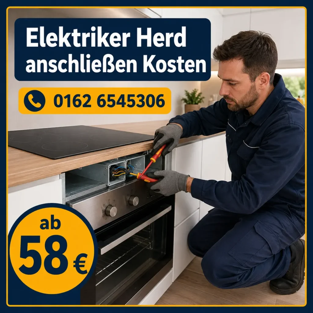 Elektriker Herd anschließen Kosten