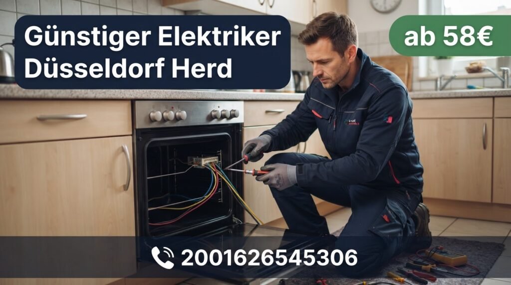 Günstiger Elektriker Düsseldorf Herd