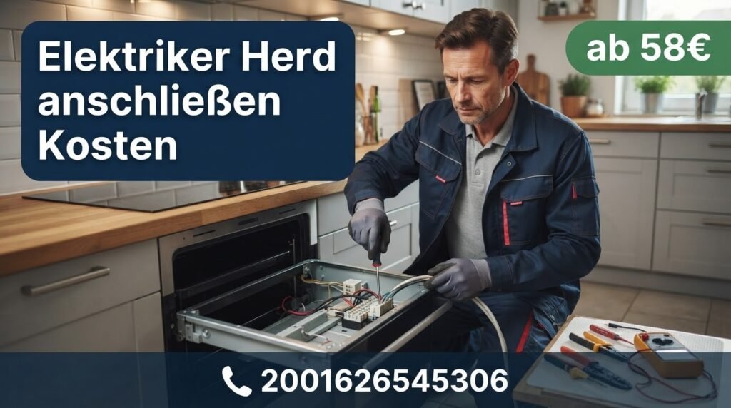 Elektriker Herd anschließen Kosten